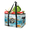 Multicolor 1, variant on Underwater Cat Reusable Grocery Bags, Foldable Reusable Shopping Bags, Sea Fish Collapsible Tote Bag with Reinforced Handles for Kitchen, Picnic