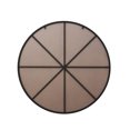 thumbnail image 3 of 39 Inch Black Circular Wall Mirror with Metal Frame Round Vanity Dressing Mirror for Bathroom Living Room Bedroom Decor, 3 of 7