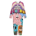 thumbnail image 3 of Amazing World of Gumball One Piece Pajama Hooded Union Suit PJs Sleepwear, 3 of 7