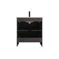 thumbnail image 3 of Elegant Kitchen and Bath Finnley 30 Inch Single Bathroom Vanity In Mocha Brown, 3 of 13