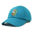 thumbnail image 4 of DALIX Christmas Surfing Santa Baseball Cap Embroidered Hat in Teal, 4 of 7