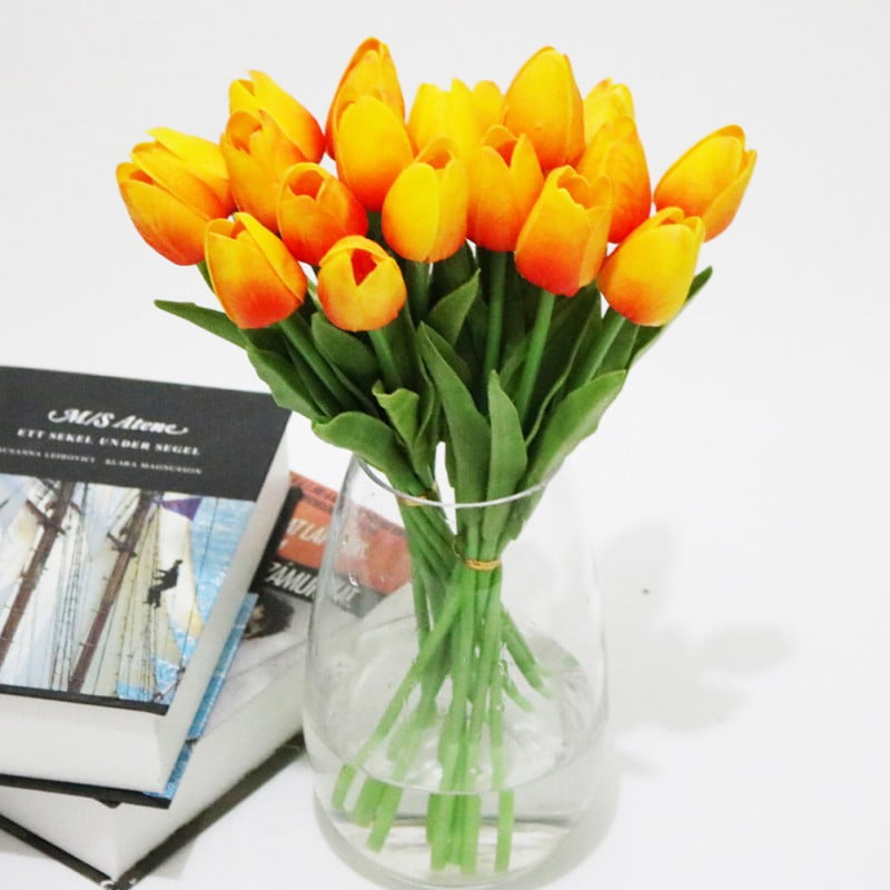 Details about   Fake Flower Artificial Tulip  for Wedding Flowers Party 10pcs Home Decor Bouquet 