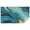 Blue and Gold, variant on Black Gold White Marble Pattern Rectangle Tablecloth 60"x84",Waterproof Polyester Rectangle Table Cloth, Wipeable Spillproof Polyester Tablecloth for Dining, Camping, Indoor and Outdoor