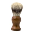 thumbnail image 2 of Brocha de Afeitar de Lujo para Hombres Hecha con Cerdas Suaves y Mango de Madera Adecuada para Uso Profesional en Barbería Cuidado Personal y Regalos, 2 of 9