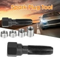 thumbnail image 3 of Spark Plug Thread Chaser,5Pcs Carbon Steel Spark Plug Re thread Tap Tools with Inserts for 14mm Sparking Plugs Repair for 14mm Sparking Plugs Repair, 3 of 9