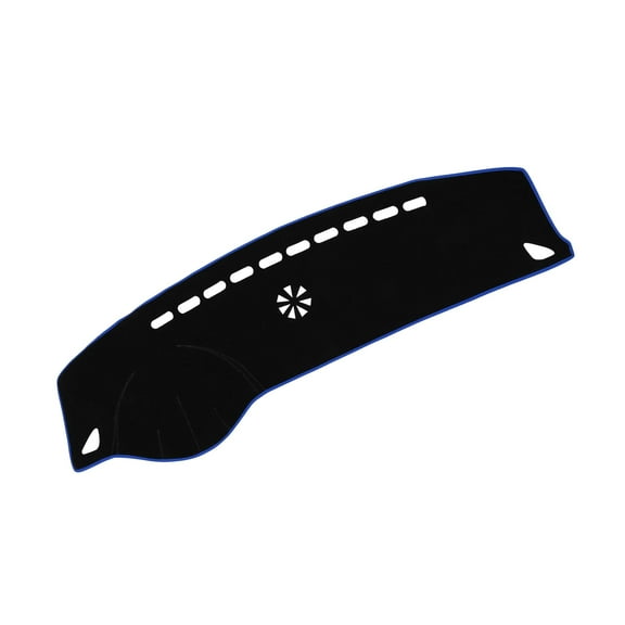 Unique Bargains Dashboard Covers for Hyundai Azera 2006-2011 Non-Slip Dash Cover Mat Polyester Black, Blue Front