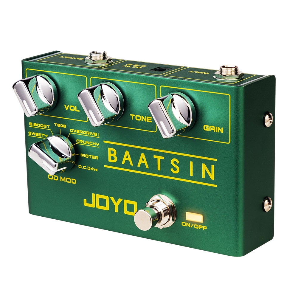 JOYO R-11 8 in 1 Overdrive Distortion Guitar Effect Pedal Classic Sounds True Bypass