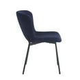 thumbnail image 4 of Porthos Home Lance Fabric Upholstered Dining Chairs Set of 2, Ergonomic and Armless Shell Seat Design with Sturdy and Corrosion-resistant Powder Coated Steel Legs, For Dining Rooms of All Sizes, 4 of 6