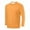 Yellow, variant on vdgthytj Mens Long Sleeve Shirts Casual Quick Dry Round Neck Solid Color Sport Athletic Tee Tops