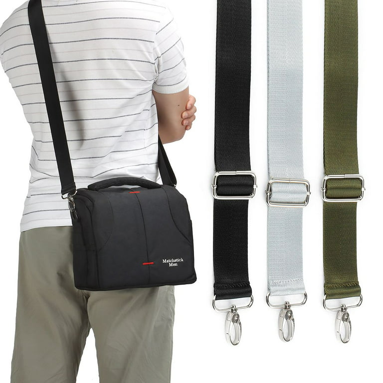 JAKAGO 59 Replacement Wide Shoulder Strap, Adjustable Bag/Purse Shoulder  Belt Strap with Durable Clip Hooks and Comfortable Non-Slip Pad for