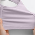 thumbnail image 5 of Bigersell Padded Push up Bra Deals Women's Seamless Seamless Style Lingerie Thin Style Large Chest Small Collection No Underwire Sagging Bra Sports Oversized Underwear Cami Bra Style F-130 Purples L, 5 of 5