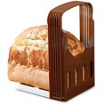 thumbnail image 4 of Máquina Rebanadora, Rebanadora de Pan Plegable Ajustable, Corte Rápido, Uniformidad de Espesor, Cuchillo Rebanador de Pan, Rebanadora de Tostadas de Sándwich de Bagel, Cortador de Pan, 4 of 5
