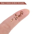 thumbnail image 4 of Uxcell 20g Crushed Glass Chips, 2-4mm Irregular Metallic Chunky Sequins Glass Stone Dark Brown, 4 of 5