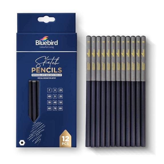 Bluebird 2H Graphite Pencils 12 Count