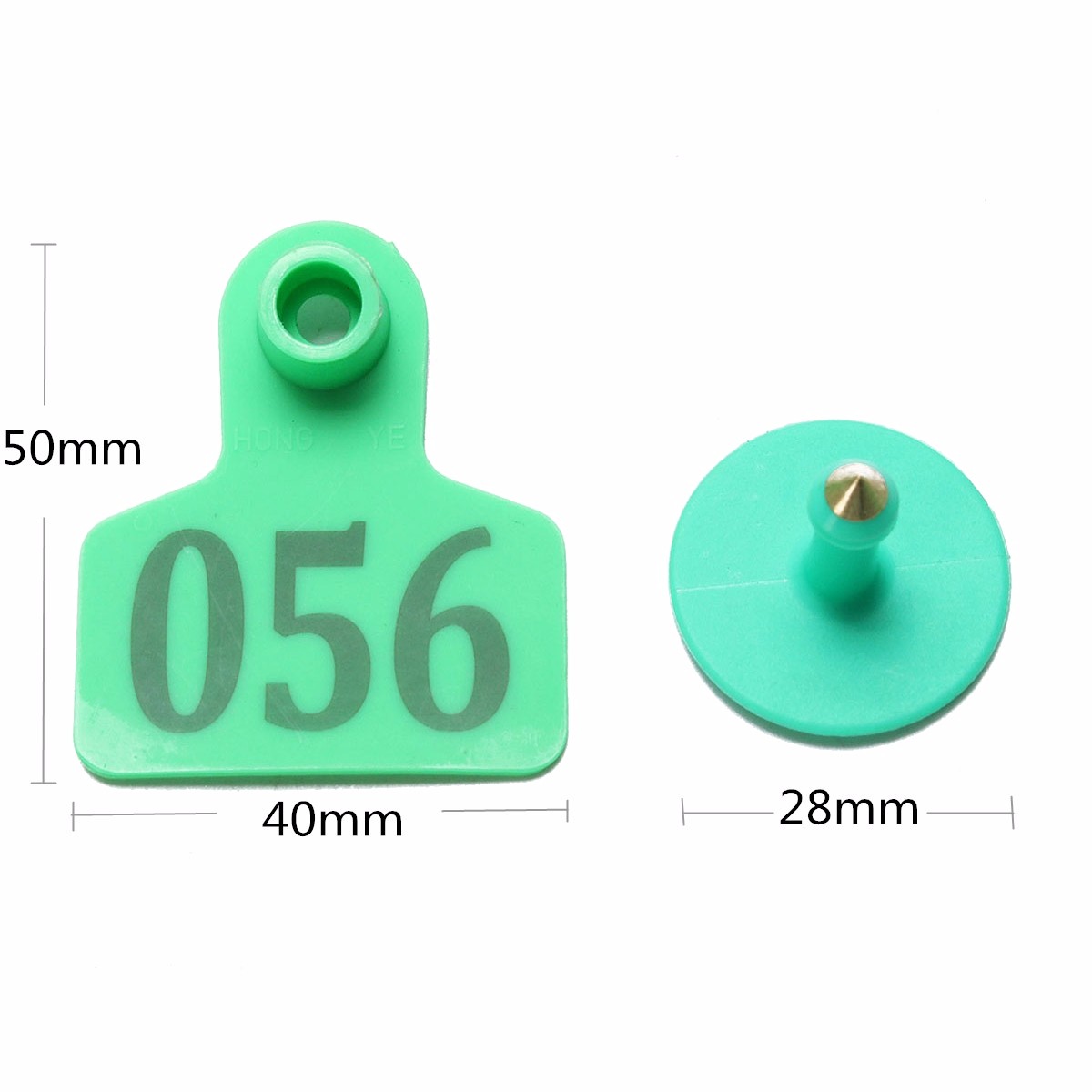 100Pcs//Set Sheep Goat Pig Cattle Cow Livestock Ear Number Tag 001-100 Number JS