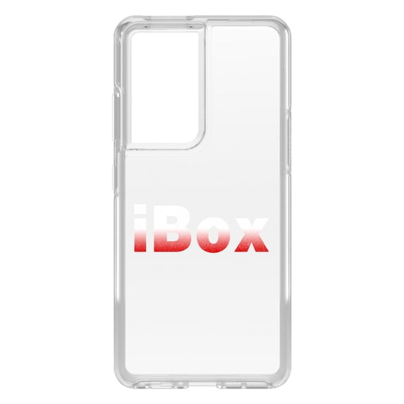 DistinctInk Clear Shockproof Hybrid Case for Galaxy S21 ULTRA 5G (6.8" Screen) - TPU Bumper Acrylic Back Tempered Glass Screen Protector - iBox Boxing
