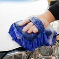 thumbnail image 6 of SPRING PARK Microfiber Chenille Cleaning Tool Washing Brush Soft Sponge Pad, Car Cleaning Tools Kit, Washing Brush Window Glass Cleaning Glove Tool, 6 of 7