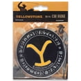 thumbnail image 5 of Yellowstone Dutton Ranch Brand Adhesive Metal Car Emblem for Car, Truck, or Trailer, 5 of 6
