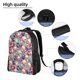thumbnail image 5 of Disketp music Skull record Retro Mochila Unisex de Apertura Lateral Completa, Mochila para Laptop para Escuela, Trabajo y Viajes, 5 of 8