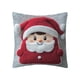 thumbnail image 2 of Fundas de almohada navideñas de 45 x 45 cm | Fundas decorativas de algodón suave con cremallera oculta para sofá, cama y sala de estar. Decoración navideña., 2 of 7