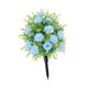 thumbnail image 5 of Rosas artificiales con estacas para el suelo, centro de mesa, planta artificial Azul, 5 of 9