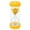 Yellow, variant on Fruit shaped hourglass timer, glass transparent timer, creative quicksand bottle, decorative items, ornaments, 10min,watermelon