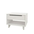 thumbnail image 1 of Table de nuit 1 tiroir Aura, Blanc, 1 of 5