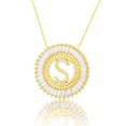 thumbnail image 1 of A-Z Alphabet Pendentifs Charmes Femmes Initiale Lettre Chaîne Collier, 1 of 9