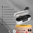 thumbnail image 4 of OAVQHLG3B Wireless Earbuds Bluetooth In Ear Light-Weight Headphones Built-in Microphone Immersive Premium Sound With Charging Case, 4 of 6