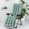 thumbnail image 5 of Aespoir Patio Lounge Chair Cushion, Indoor/Outdoor Floral Printed Lounger Cushions, Recliner Cushion, Rocking Chair Cushion, Thickened Chair Cushion, Rattan Chair Cushion, 5 of 6