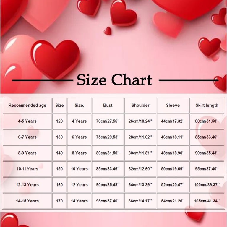 LOINRODI Girls' for Valentine's Day Long-Sleeve Layered Dress Pockets Design Soft Heart Prints Spring Fall Kids Casual Dresses Pink 6