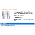 thumbnail image 2 of Parking Light Bulb - Compatible with 2009 - 2011 Mercedes-Benz SLK300 2010, 2 of 2