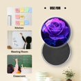 thumbnail image 5 of Glass Refrigerator Magnet 6Pcs Magnetic Fridge Sticker,Decor for Kitchen,Whiteboard,Cabinet,Mysterious Luminous Rose, 5 of 5