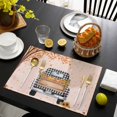 thumbnail image 3 of Fall Truck Placemats Set of 8, Thanksgiving Tree Maple Leaf Pumpkins Sunflower Placemats for Dining Table, Place Mats for Kitchen Tabletop, Waterproof Wipeable Dining Table Mats Set, 3 of 9
