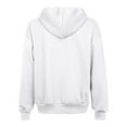 thumbnail image 4 of UAMVSH Women Full Zip up Hoodie Oversized Long Sleeve Hooded Sweatshirts with Pockets Casual Fall Basic Jackets Ladies Fashion(Small,White), 4 of 7