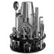 thumbnail image 1 of Juego de 30 Bar Cócteles THSINDE Kit Mezclador de Acero inoxidable, 1 of 4