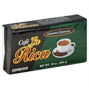Cafe La Rica Gourmet Espresso Ground Coffee, 10 oz.
