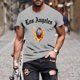 thumbnail image 1 of Tops para hombre, blusas y camisas de manga corta con cuello redondo para hombre, jersey informal con cuello redondo estampado para hombre, pantalones cortos deportivos para fitness, blusa de poliéste, 1 of 5