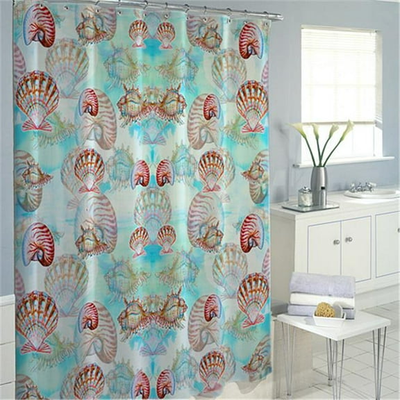Betsy Drake SH094 Multi Shells Shower Curtain