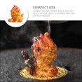 thumbnail image 6 of WASHWEPE 1Pack Kylin Figurine Resin Chinese New Year Decoration Good Luck Symbol Elegant Design Home Table Ornament, 6 of 8