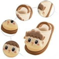 thumbnail image 6 of Kogui Baby Slippers for Boys Kids Memory Foam Home Slippers Girls Boys Cotton Comfy House Slippers Full Wrapped Winter Plush Warm Bedroom Shoes Size 8 (Khaki,Toddler 8), 6 of 6