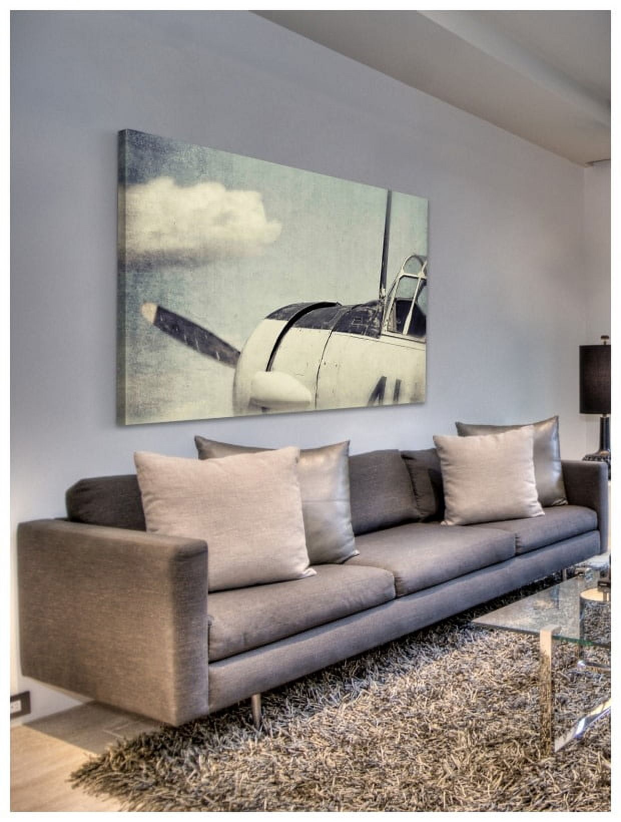 "Altitude 9" Painting Print on Wrapped Canvas