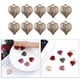 thumbnail image 5 of 10 piezas de dijes de corazón de amor para hacer aretes, collares, llaveros y accesorios de joyería. Blanco beige, 5 of 9