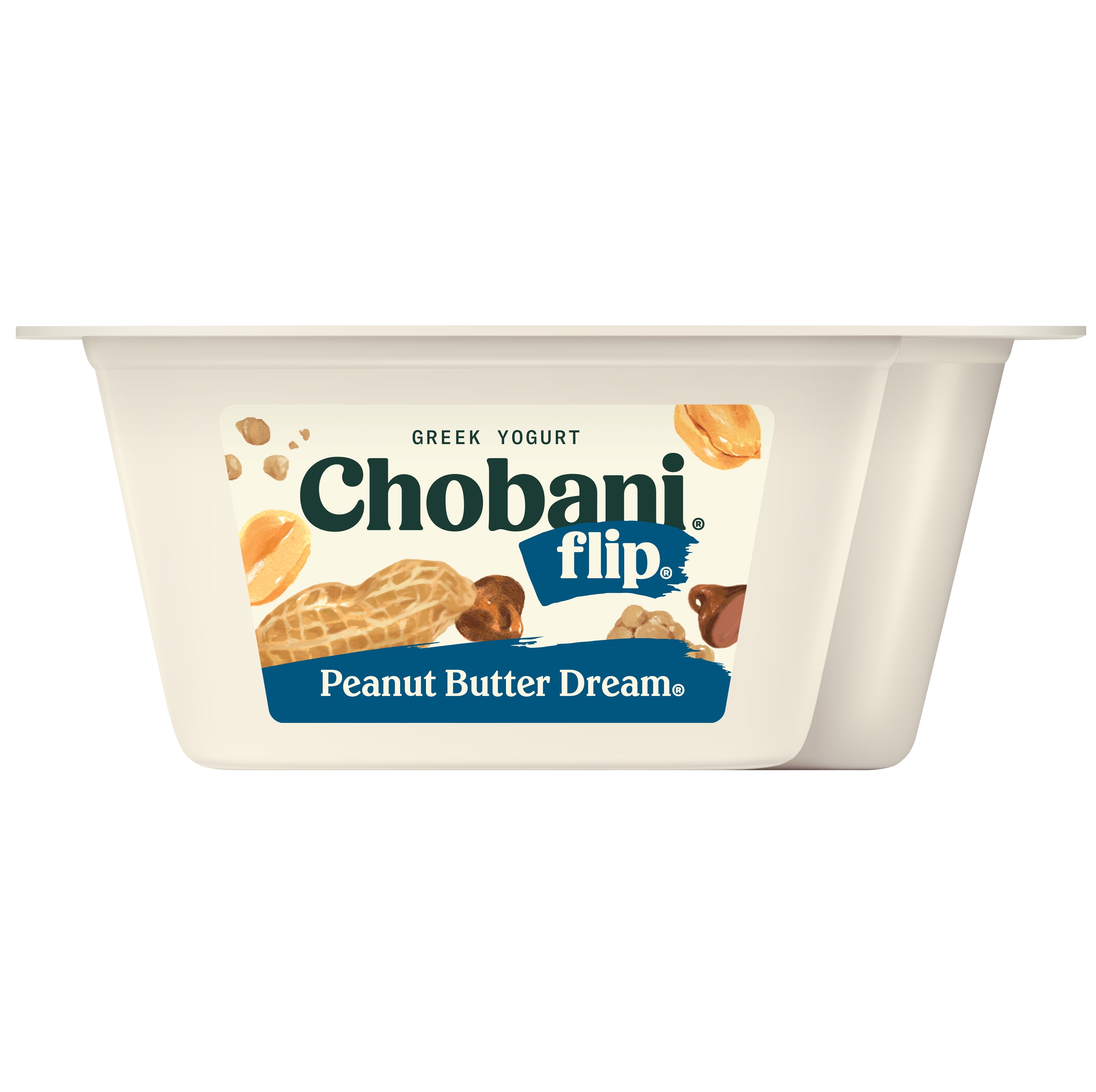 Chobani Flip Low-Fat Greek Yogurt Peanut Butter Dream 4.5 oz Cup