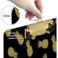 thumbnail image 4 of GZHJMY Pineapple with Gold Love Heart Acrylic Clipboard Letter Size 9" x 12.5" Decorative Clipboard with Low Profile Silver Metal Clip for Office School Student Women Whiteboard Clipboards, 4 of 7