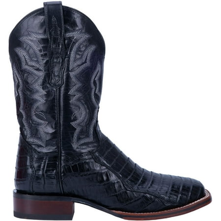 

Dan Post Boots Mens Kingsly Caiman Square Toe Cowboy Casual Boots Mid Calf