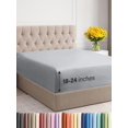 thumbnail image 1 of Sábana bajera ajustable CGK Unlimited Hotel Luxury Full Steel Blue, 1 of 7