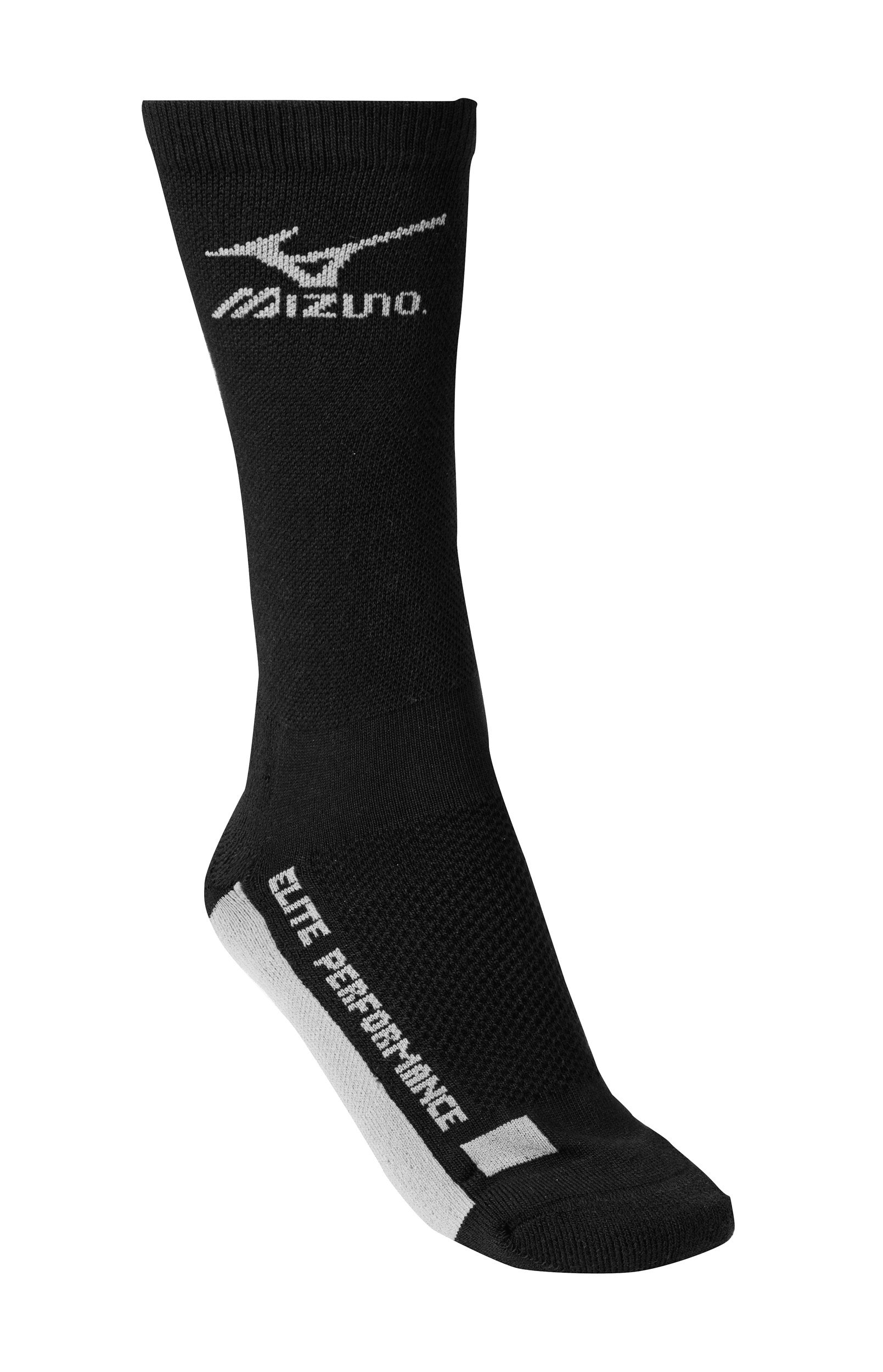 Mizuno Crew Sock, Size Small, Black-Grey (9091) - Walmart.com