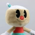 thumbnail image 3 of Skpitin Cuphead Mugman Series Soft Cute Stuffed Plush B & W Cuphead Puphead Cute Stuffed Doll Figures 9.8 Inches (Puphead), 3 of 3