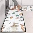 thumbnail image 2 of Kitchen Rugs Sets Of 2,White Christmas Forest Animal Pattern Anti Fatigue Kitchen Mat Rugs Non Slip Washable,Decorative Kitchen Floor Mats for Kitchen,Sink,Laundry,17"x47"+17"x47", 2 of 5